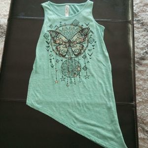 Girls Butterfly Long Shirt